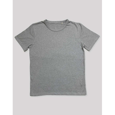 Solid Grey 3D Crew Neck