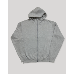 Solid Grey Zip-Up
